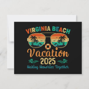 Carte Virginia Beach Vacation 2025 amis Famille été