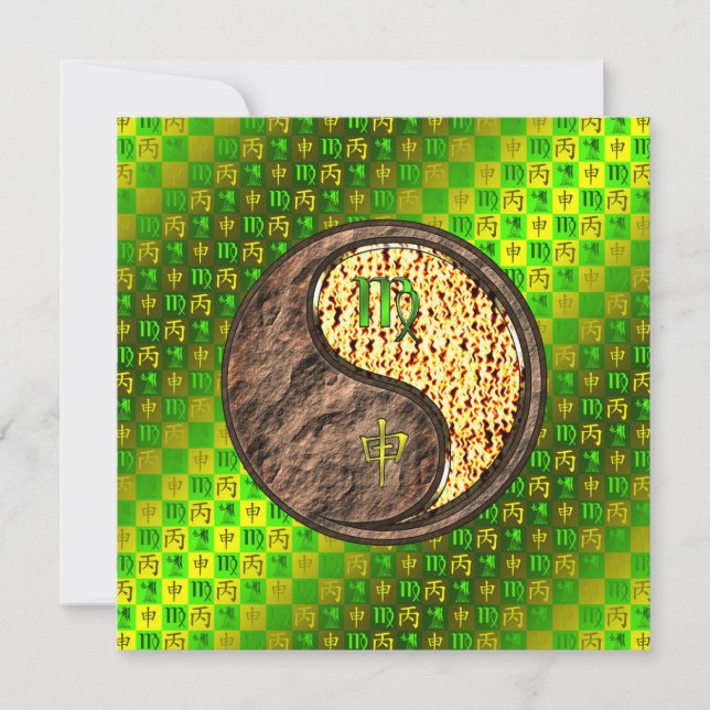 Carte Virgo & Fire Monkey (Devant)