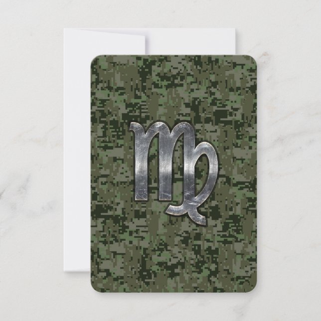 Carte Virgo Zodiac Connexion Camion numérique vert (Devant)