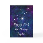 Virgo Zodiac Constellation Joyeux anniversaire