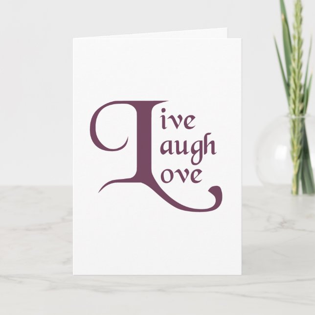 Carte Vis, Rires, Amour (Devant)