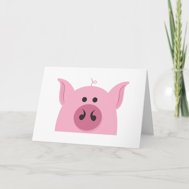 Carte Visage de porc (Devant)
