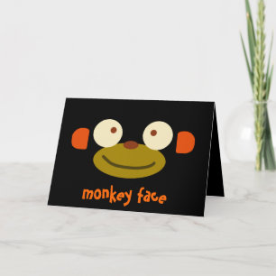 Carte Visage de singe !