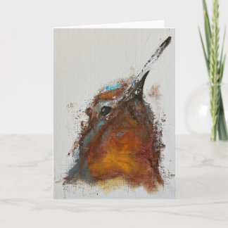 Carte Visage d'un colibri