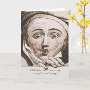 Carte Visage Surprise Régence Jane Austen