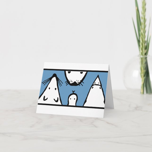 Carte Visages animaux (Devant)