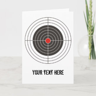 Carte Visez le tir pour le tireur d'arme à feu, de fusil