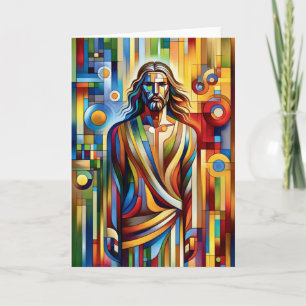 Carte Vitraux modernes de Jésus, pour toutes occasions