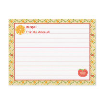 Carte vivante saine de recette