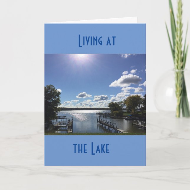 CARTE **VIVRE AU LAC** NOËL EST SPÉCIAL (Devant)