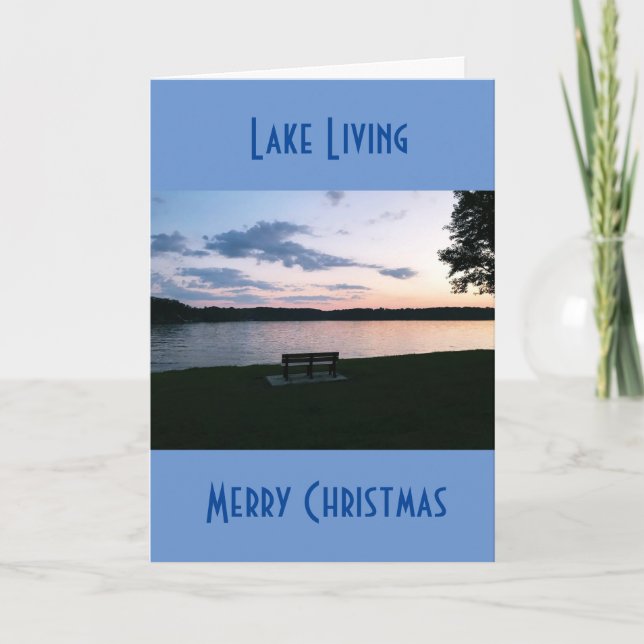 CARTE **VIVRE AU LAC** NOËL EST SPÉCIAL (Devant)
