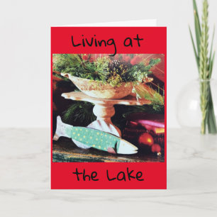 CARTE **VIVRE AU LAC** NOËL EST SPÉCIAL