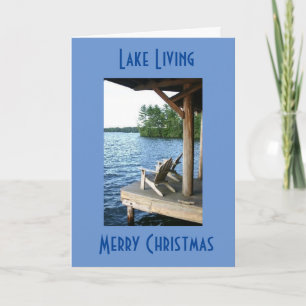 CARTE **VIVRE AU LAC** NOËL EST SPÉCIAL