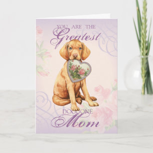 Carte Vizsla Heart Maman
