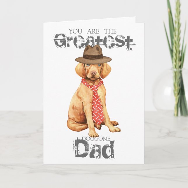 Carte Vizsla Papa (Devant)