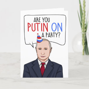 Carte VLADIMIR POUTINE : Es-tu Poutine dans un parti ?