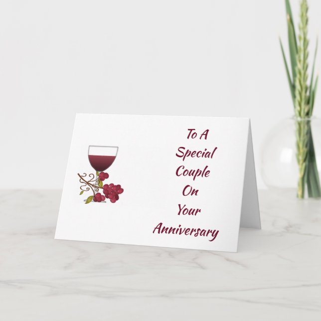 CARTE *VOEUX ANNIVERSAIRES* ***COUPLE SPÉCIAL*** (Devant)