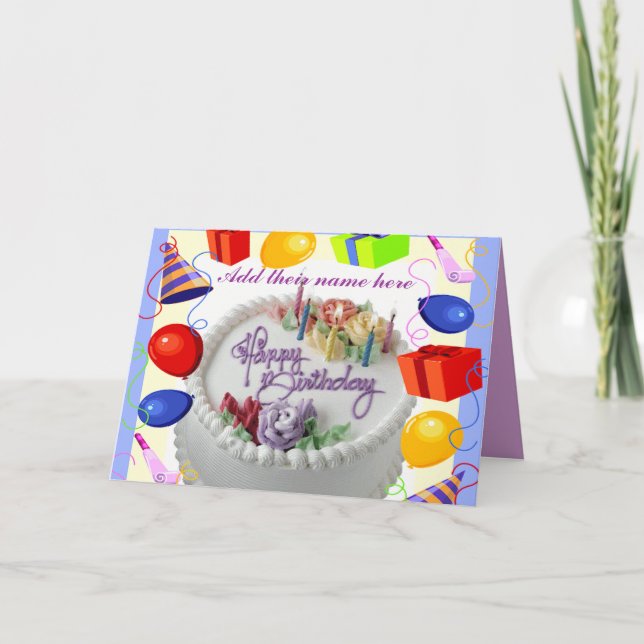 Carte Voeux d'anniversaire_ (Devant)