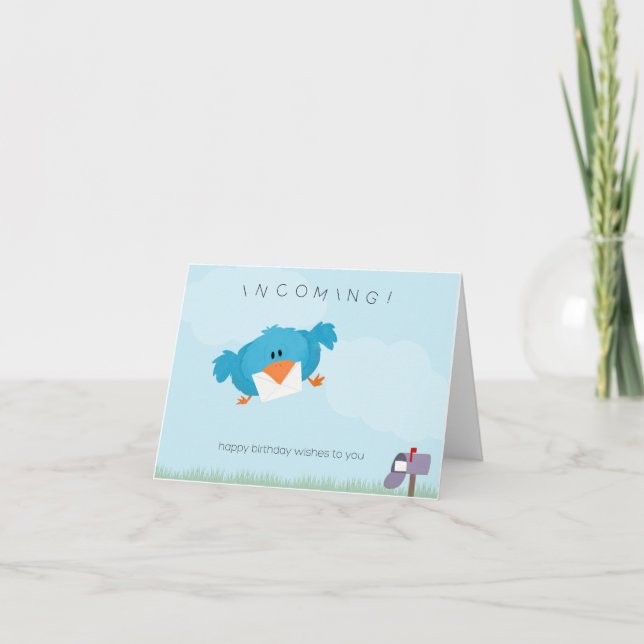 Carte Voeux d'anniversaire (Devant)