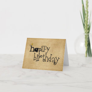 Carte Voeux d'anniversaire