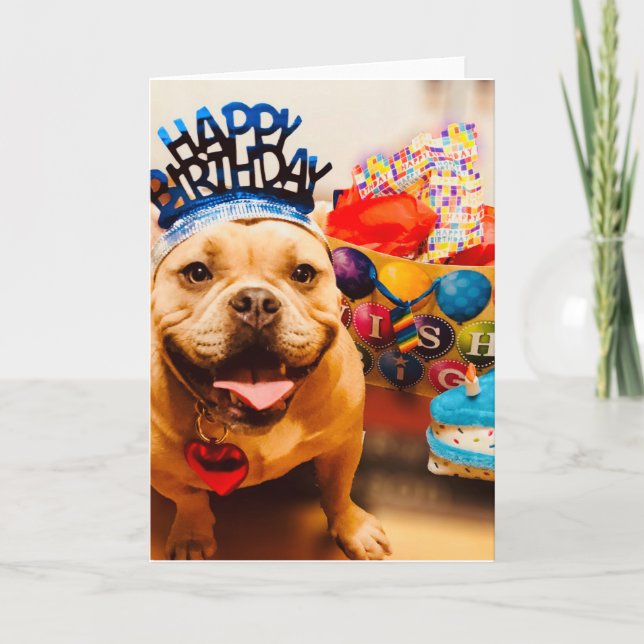 Carte voeux d'anniversaire de Betsy Bully (Devant)