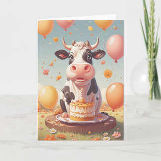 Carte Vœux d'anniversaire Moostastic