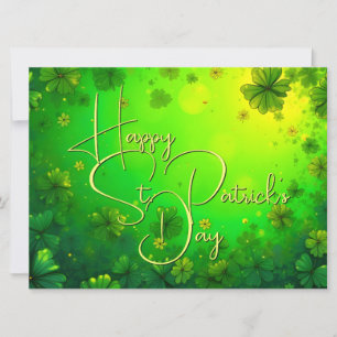 Carte Vœux de fête de la Saint-Patrick