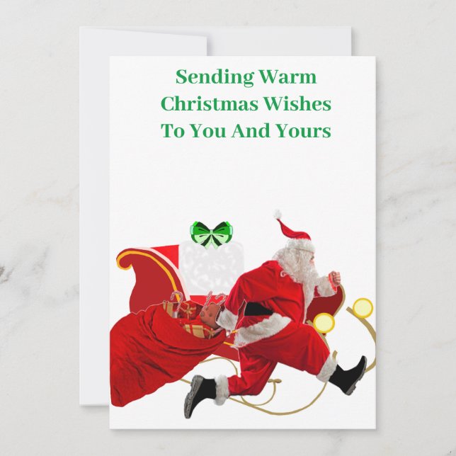 Carte voeux de Noël (Devant)