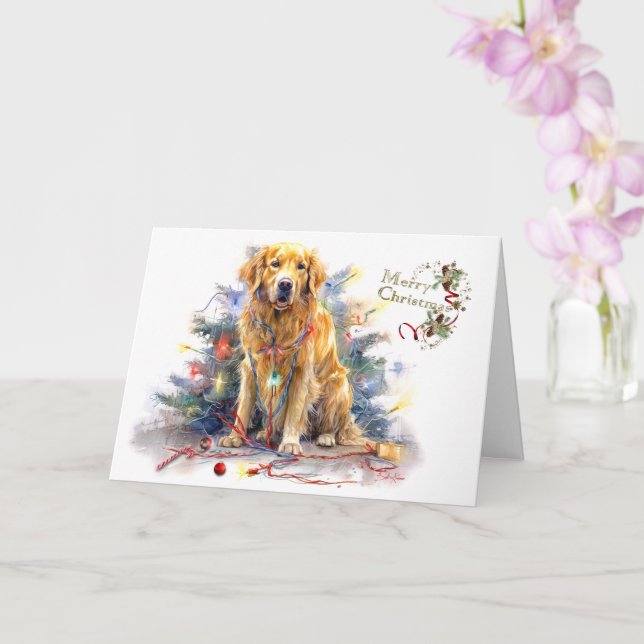 Carte Voeux de Noël dans le délice angé Noël (Orchidée)