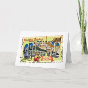 Carte Vœux de Noël de la famille Griswold