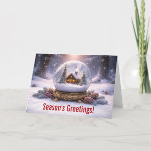 Carte Vœux de Noël de notre maison à la vôtre