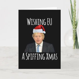 Carte Vœux de Noël formidables à l'UE de Boris Johnson