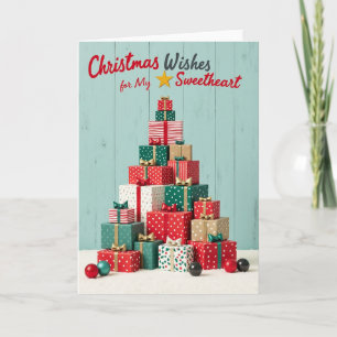 Carte Vœux de Noël pour mon amour