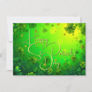 Carte Vœux festifs de la Saint-Patrick