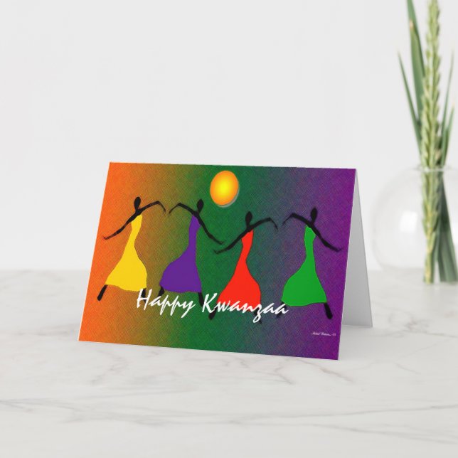 Carte Voeux Joyeux Kwanzaa (Devant)