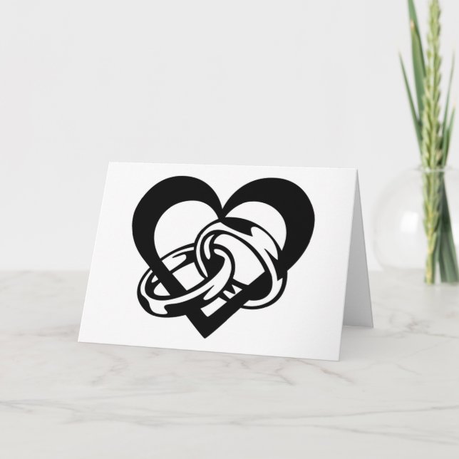 CARTE VOICI À HEUREUSEMENT JAMAIS APRÈS NEWLYWEDS (Devant)