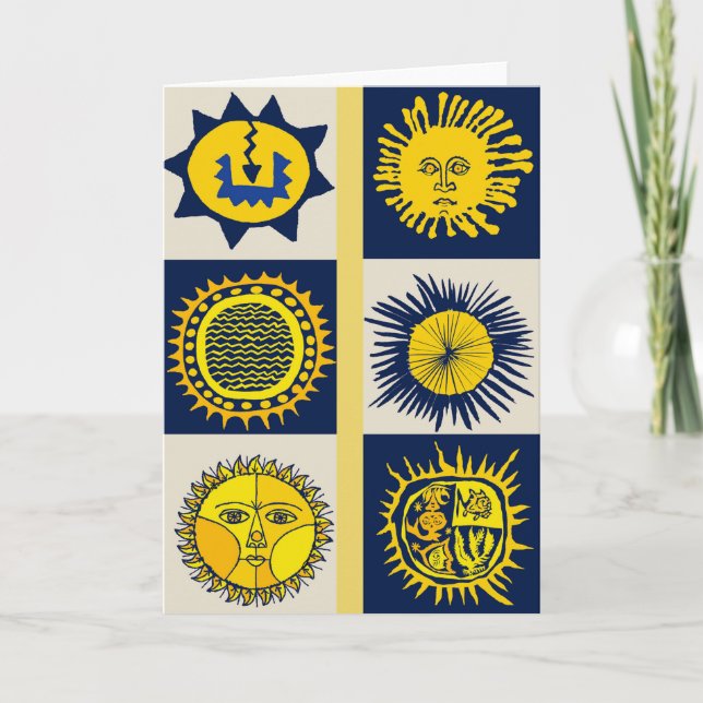 Carte Voici le soleil - la fête de Del Sol (Devant)