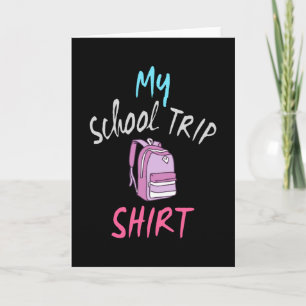 Carte Voici ma chemise officielle de voyage à l'école