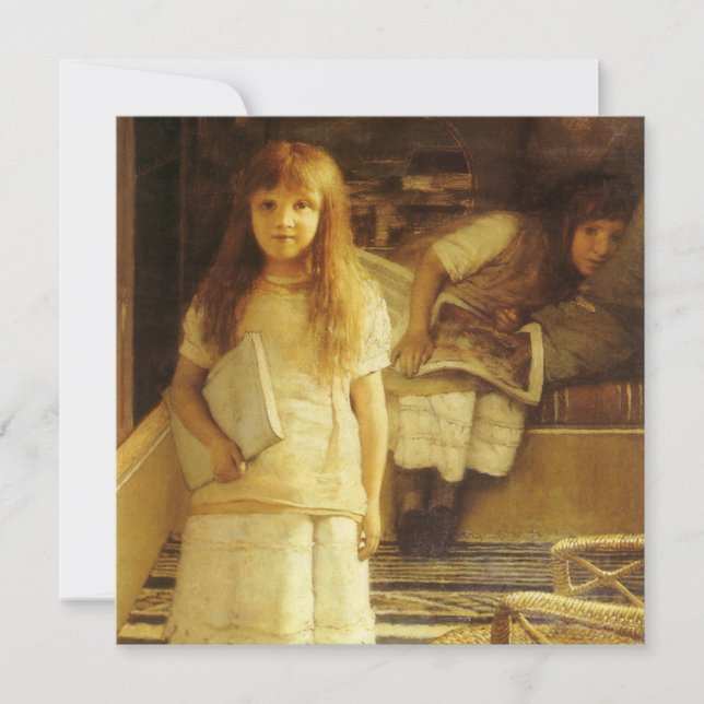 Carte Voici notre coin par Sir Lawrence Alma Tadema (Devant)