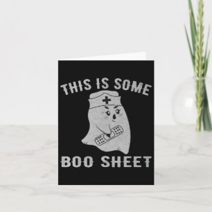 Carte Voici Une Boite Boo Boo Ghost Fun Halloween Nur