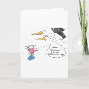 Carte Voici Venes Baby