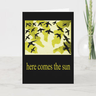 Carte voici venir la soleil-carte