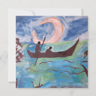 Carte Voile par Lune Plat