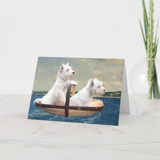 Carte Voile Westies Set (Devant)