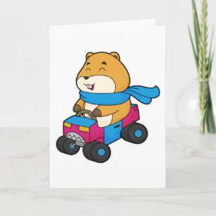 Carte Voiture à hamster