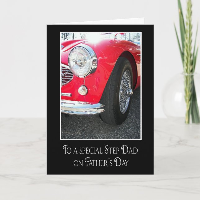 Carte Voiture de sport pour Step Papa (Devant)