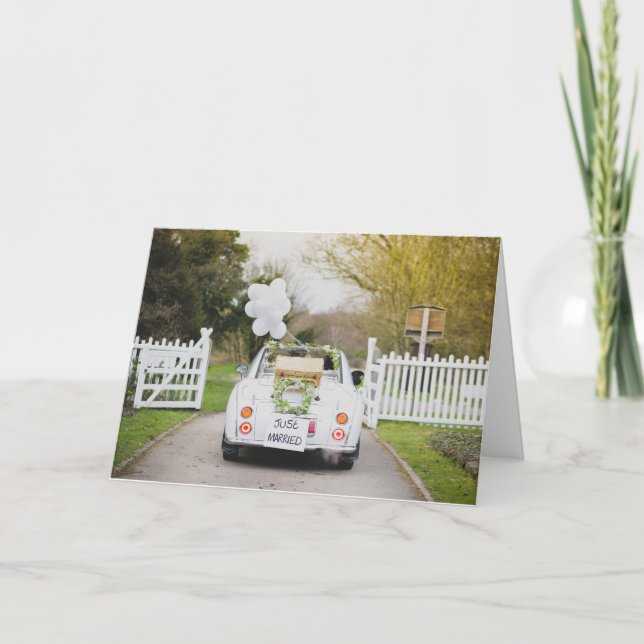 Carte Voiture Mariage Nissan Figaro (Devant)