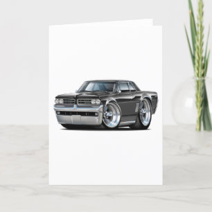 Carte Voiture noire de 1964 GTO
