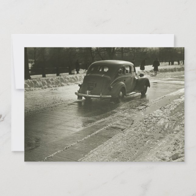 Carte Voiture sur la route (Devant)