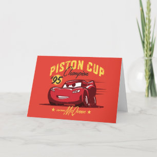 Carte Voitures 3   Lightning McQueen - #95 Coupe Piston 